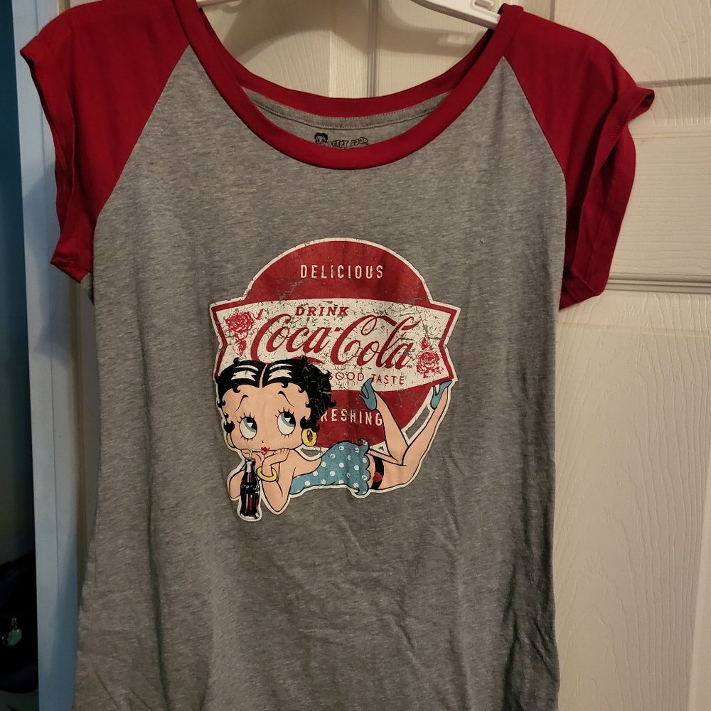 betty boop coca cola t-shirt